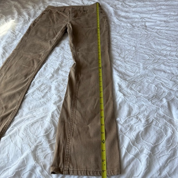 Liverpool Jeans Company Tan Straight Leg Pants Khaki - Picture 3 of 9